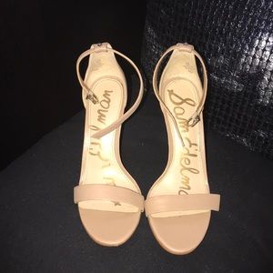 Sam Edelman nude strappy heels
